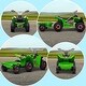 preview thumbnail 3 of 3, 6V Kids Electric ATV Quad Ride-On Car with Back Trailer, Forward/Reverse, Wear-Resistant Wheels, for Toddlers 18-36 Months