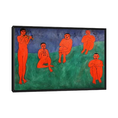 iCanvas "Music" by Henri Matisse Framed Canvas Print