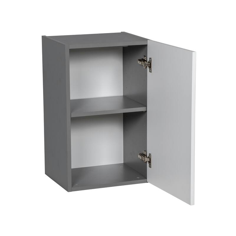 12" x 24" Wall Cabinet-Single Door-Grey - 12 x 24 x 12
