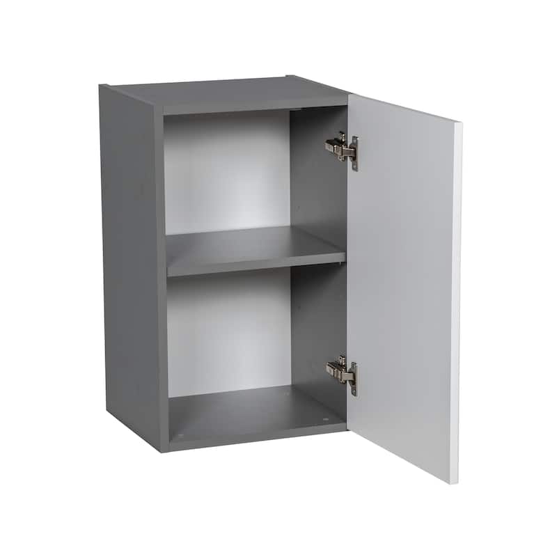 21" x 24" Wall Cabinet-Single Door-Grey - 21 x 24 x 12