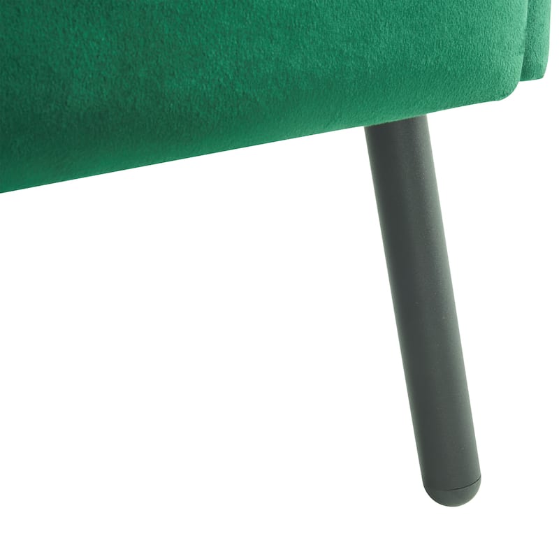 Stylish Wing Back Velvet Accent Chair by Christopher Knight Home