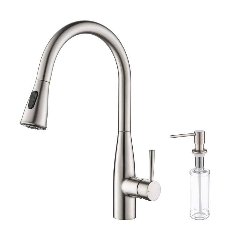 Bari-T Single Handle Pull Down Kitchen Sink Faucet