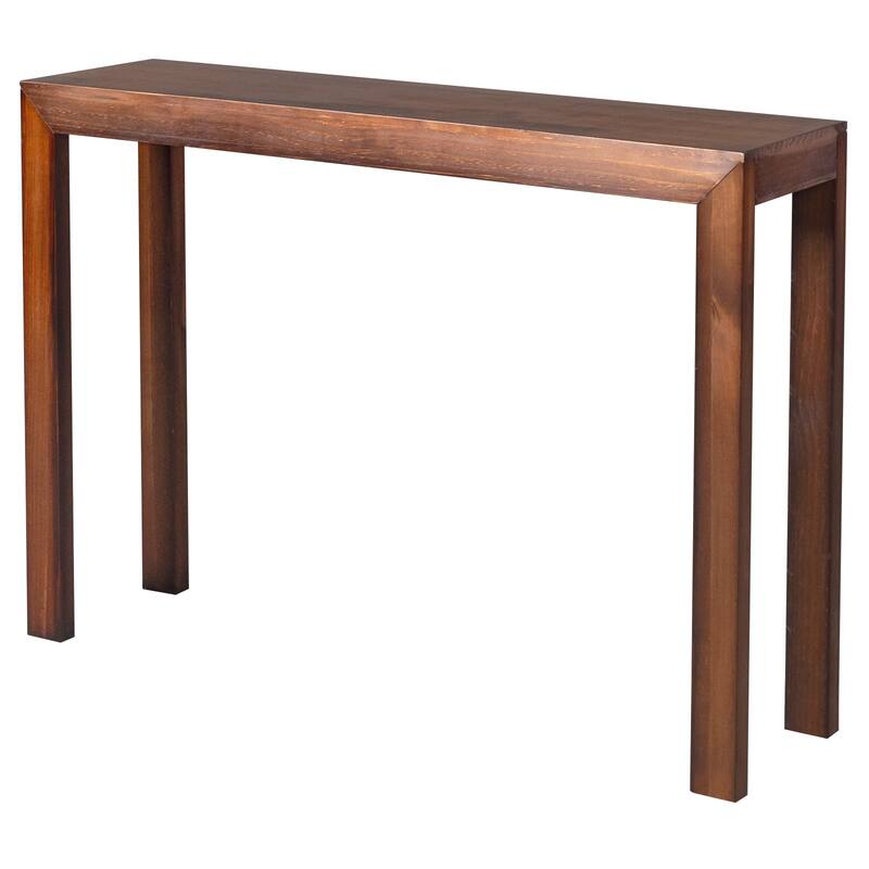 Pinewood Entryway Table Console with Sturdy Surface 220 lbs - 46.1 x 11.8 x 31.9 in