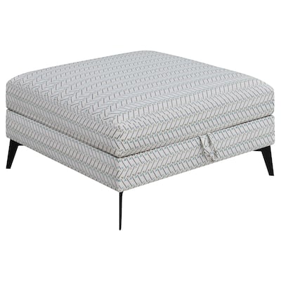 Clint Upholstered Storage Ottoman with Tapered Legs Multi-color