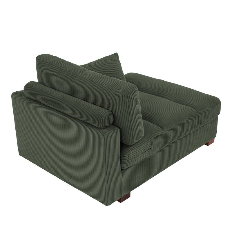 Left and Right Sectional Sofa Set Chaise Lounge Sofa Chair