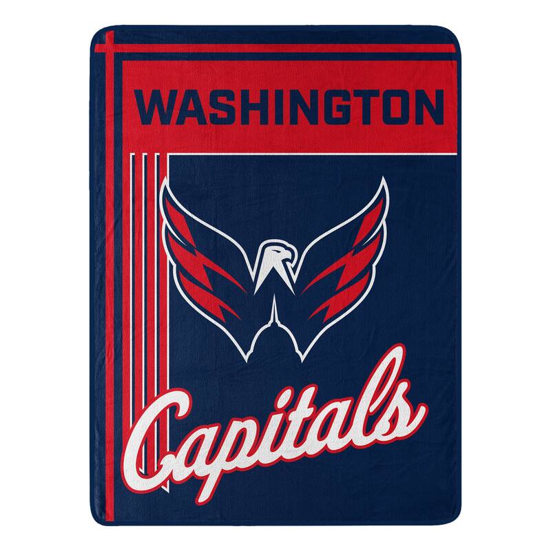 NHL Washington Capitals 46" x 60" Microfiber Throw Blanket