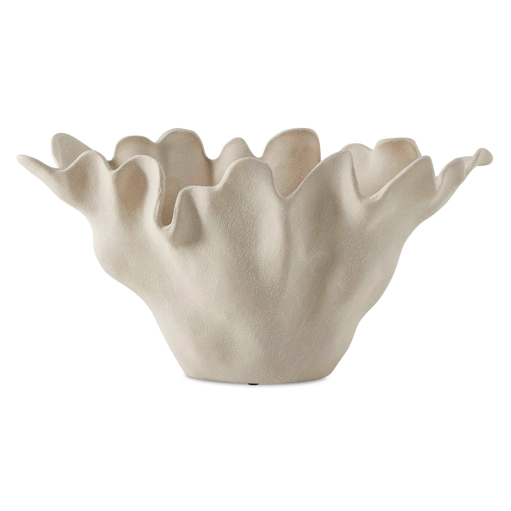 Uttermost Sand Dune Outdoor Ceramic Bowl