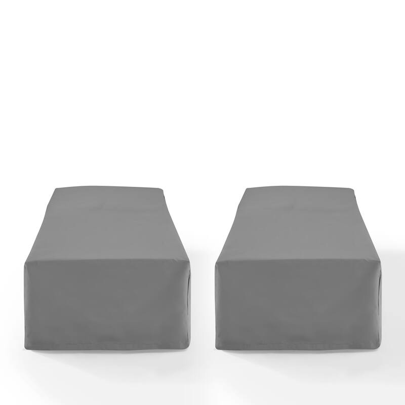 Crosley 2Pc Outdoor Chaise Lounge Furniture Cover Set