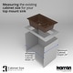 preview thumbnail 41 of 45, Karran Drop-In Quartz 33 in. 1-Hole 60/40 Double Bowl Sink - 33" x 22" x 10" - 33" x 22" x 10"