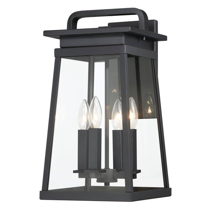The Great Outdoors 73214 Isla Vista 4 Light 24" Tall Outdoor Wall - Coal