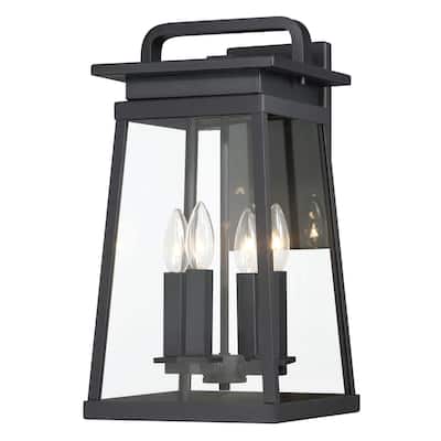 The Great Outdoors 73214 Isla Vista 4 Light 24" Tall Outdoor Wall