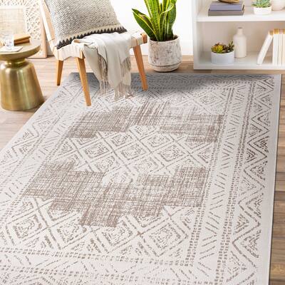 World Rug Gallery Transitional Bohemian Indoor/Outdoor Area Rug