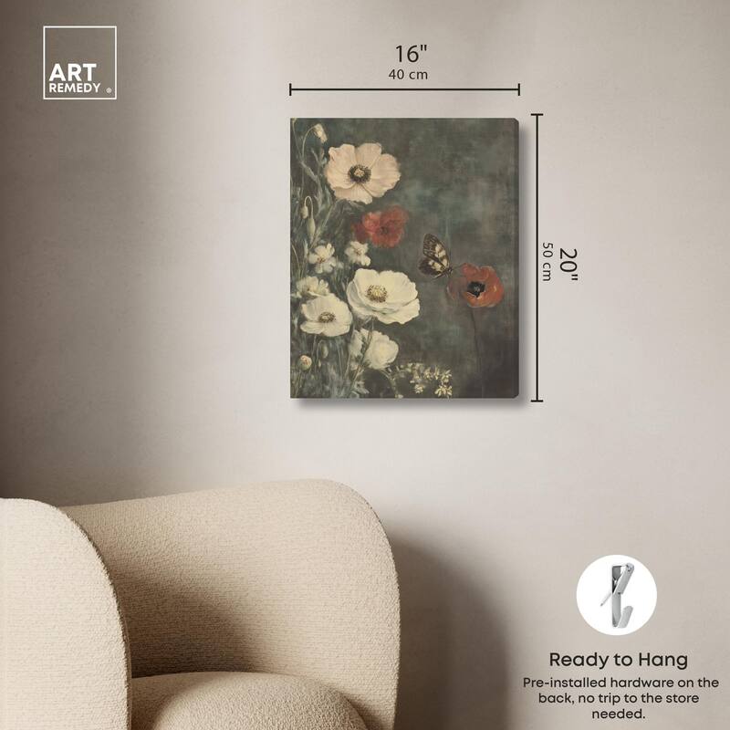Vintage Botanicals I Canvas by Art Remedy, Gallery Wrapped