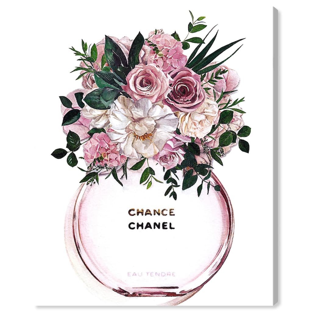 Floral Chance Fragrance Canvas by Art Remedy, Gallery Wrapped