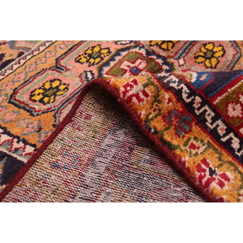 ECARPETGALLERY Hand-knotted Andelz Red Wool Rug - 3'5 x 6'0