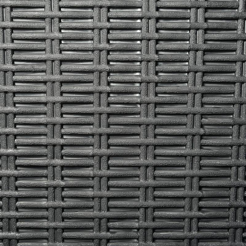 Arendal Collection Wicker Texture All-Weather Storage Box by National Tree Company