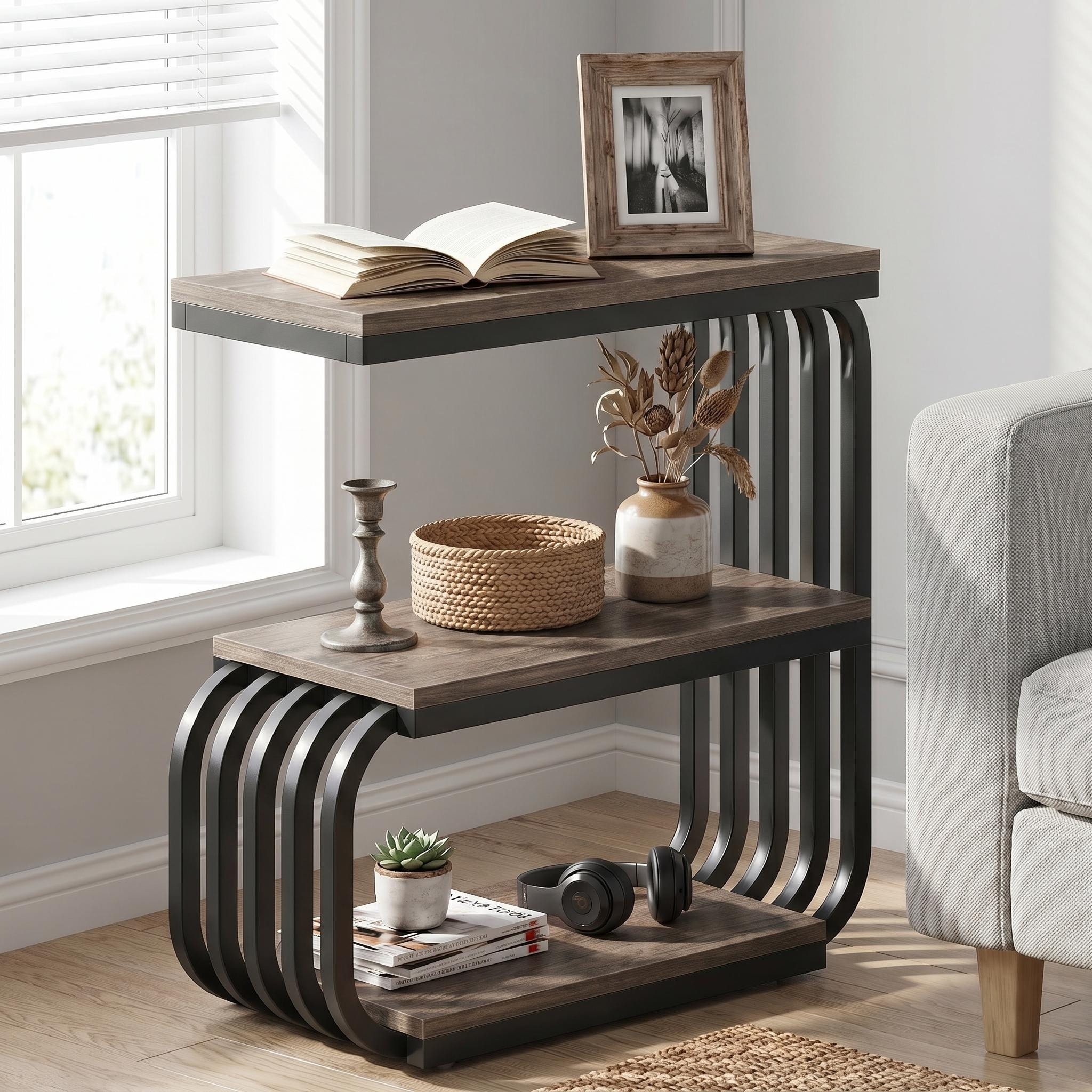 Industrial-3-Tier-Metal-End-