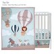 preview thumbnail 2 of 7, Bedtime Originals Up Up & Away 3-Piece Animals/Hot Air Balloon Crib Bedding Set