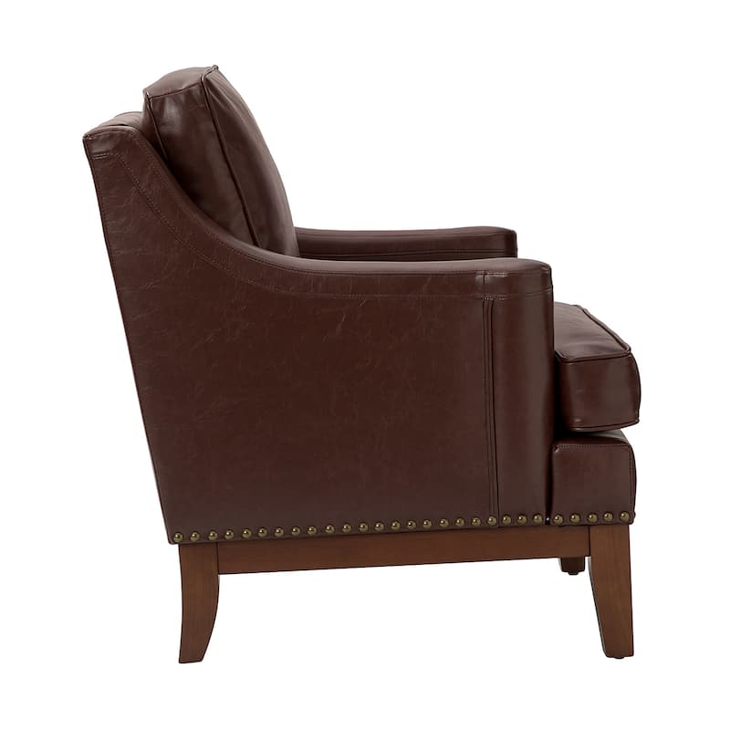 Etienne Comfy Living Room Armchair with Apron Design by HULALA HOME