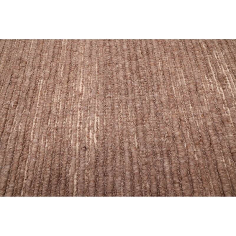 ECARPETGALLERY Hand-knotted Looma Brown Wool Rug - 7'10 x 9'9