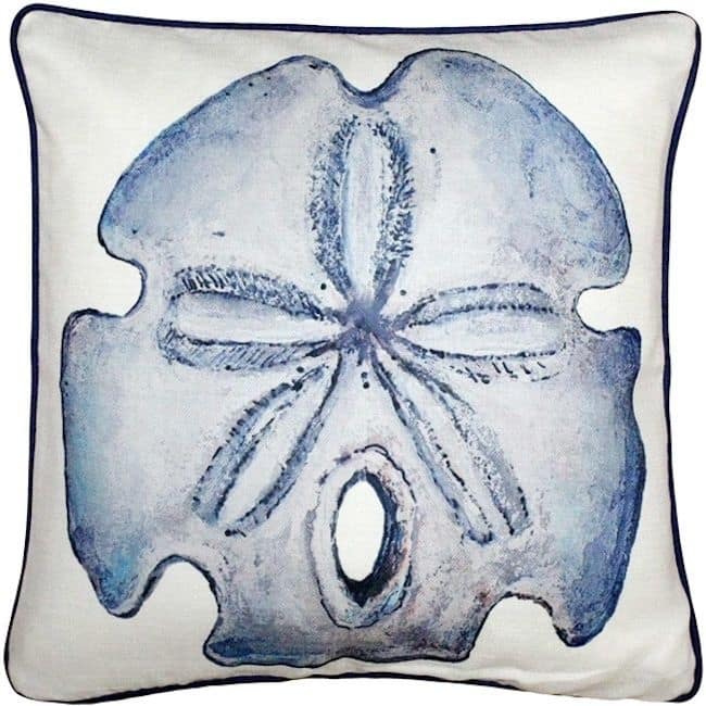 Big Island Sand Dollar Throw Pillow
