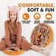 preview thumbnail 12 of 23, Cheer Collection Reversible Plush Donut Throw Pillow