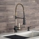 preview thumbnail 92 of 139, Kraus Britt Commercial 3-Function 1-Handle Pulldown Kitchen Faucet