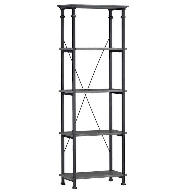 Myra Vintage Industrial Rustic 26-inch Bookcase by iNSPIRE Q Classic - Grey