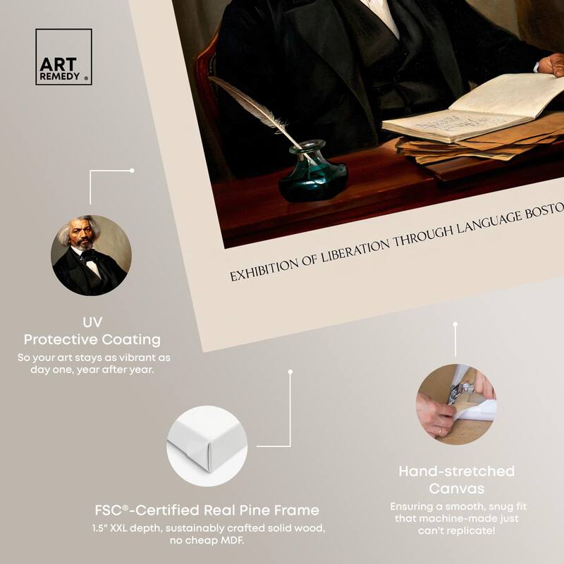 Orator of Freedom Canvas by Art Remedy, Gallery Wrapped