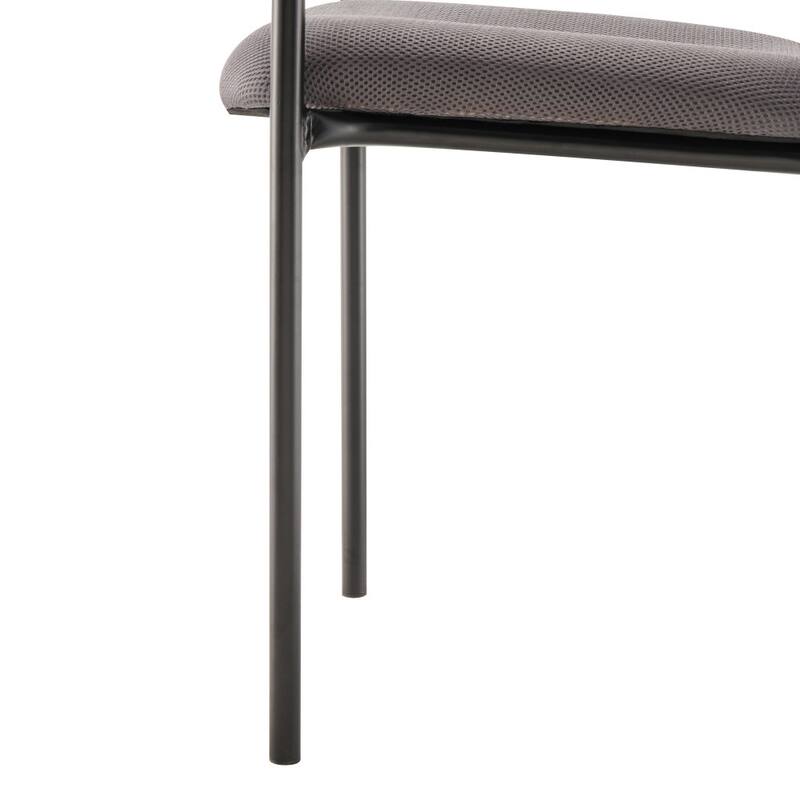 Comfort Mesh Stackable Steel Side Chair with Arms - 24"D x 23.5"W x 34.75"H