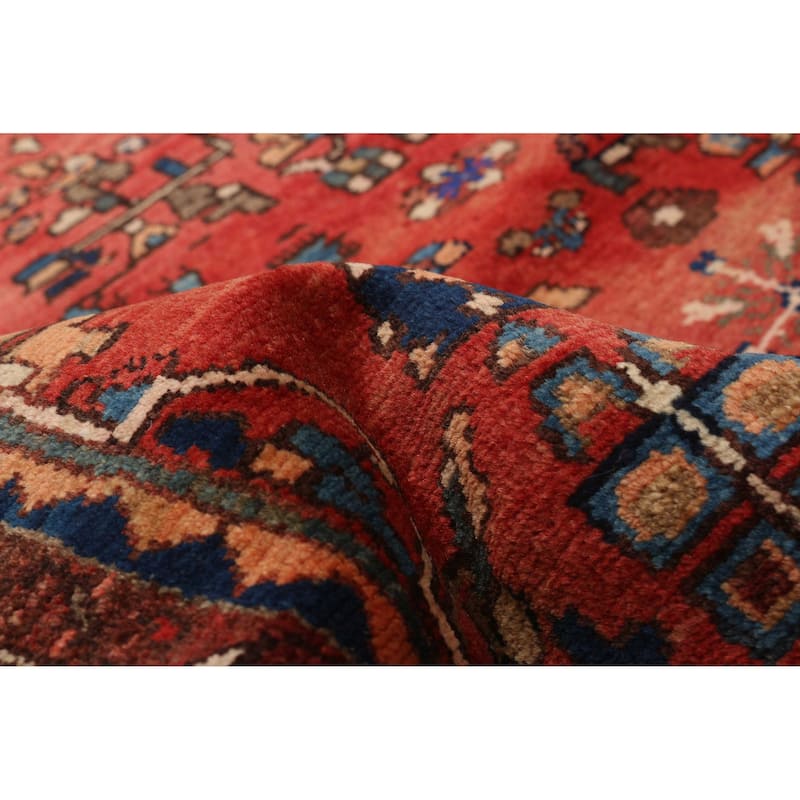 ECARPETGALLERY Hand-knotted Andelz Red Wool Rug - 5'8 x 10'8