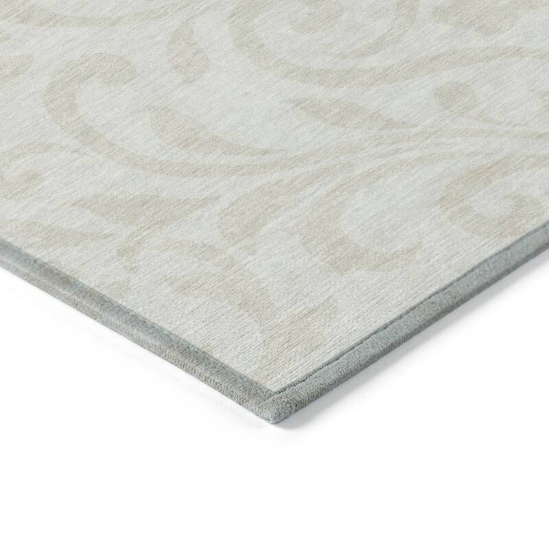 HomeRoots Floral Transitional Rectangle Outdoor Rug