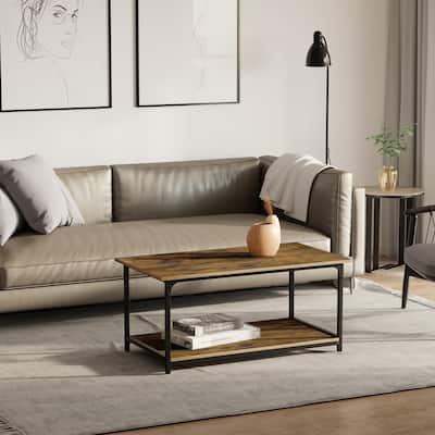 2 Tier Industrial Coffee Table