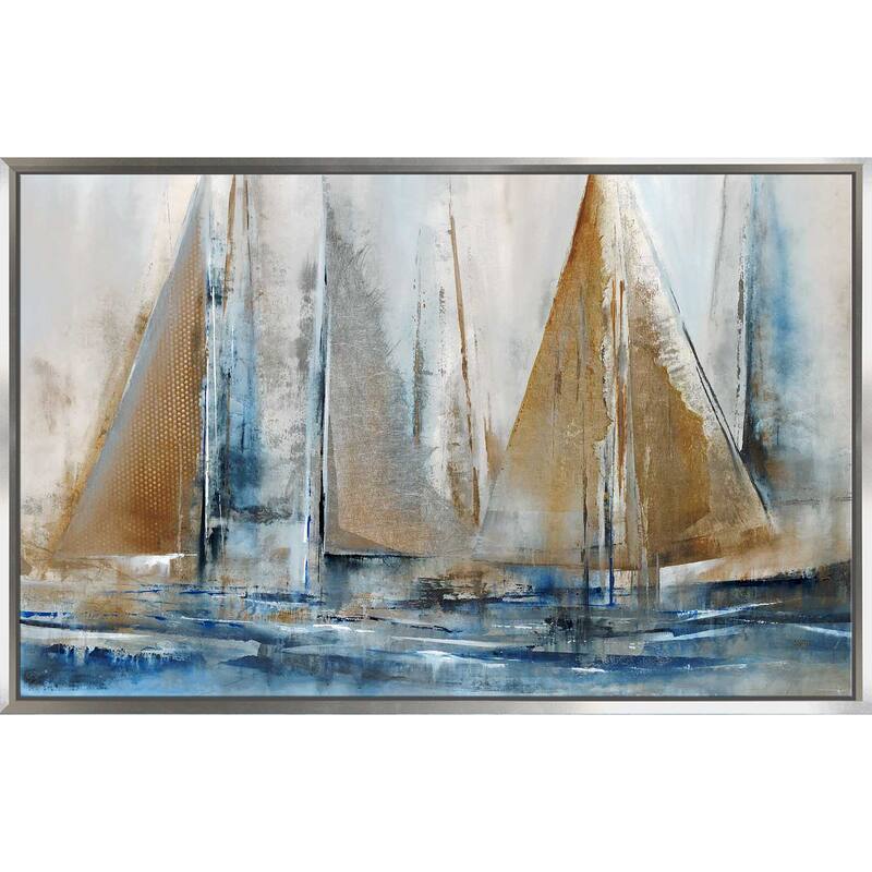 "Gone By Sea" by K.Nari Print on Floating Canvas