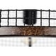 preview thumbnail 6 of 10, Cerere Semi Flush Mount Ceiling Light Matte Black and Wood Grain Finish 3-Light - N/A