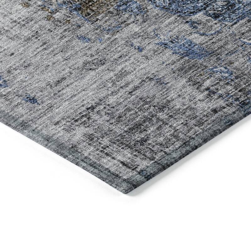 HomeRoots Floral Traditional Rectangle Outdoor Rug