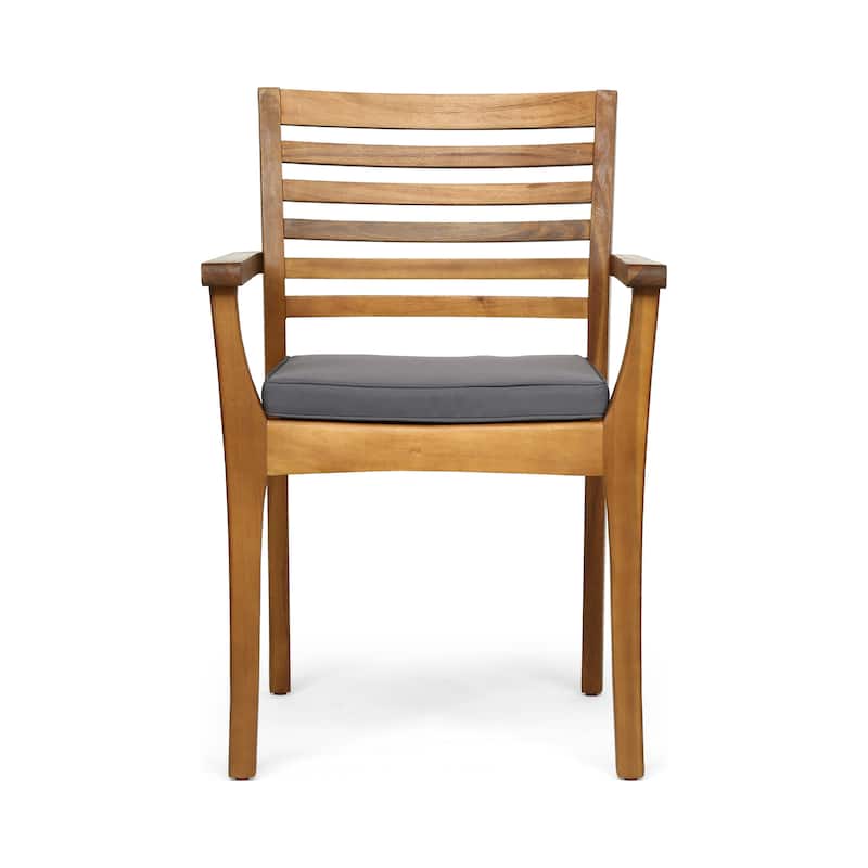 Atlantic Outdoor 8 Seater Acacia Wood Dining Set by Christopher Knight Home