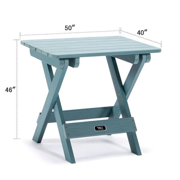 Adirondack Portable Outdoor Folding Side Table, Perfect for Beach