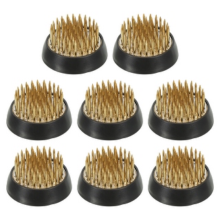 Brass Vase 3/Set Flower Frogs Japanese Kenzan Stainless Stem