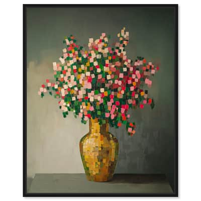 Pixel Bloom I Canvas by Art Remedy