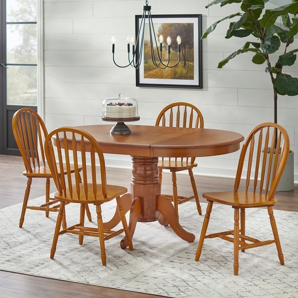 Simple living rubberwood farmhouse table discount