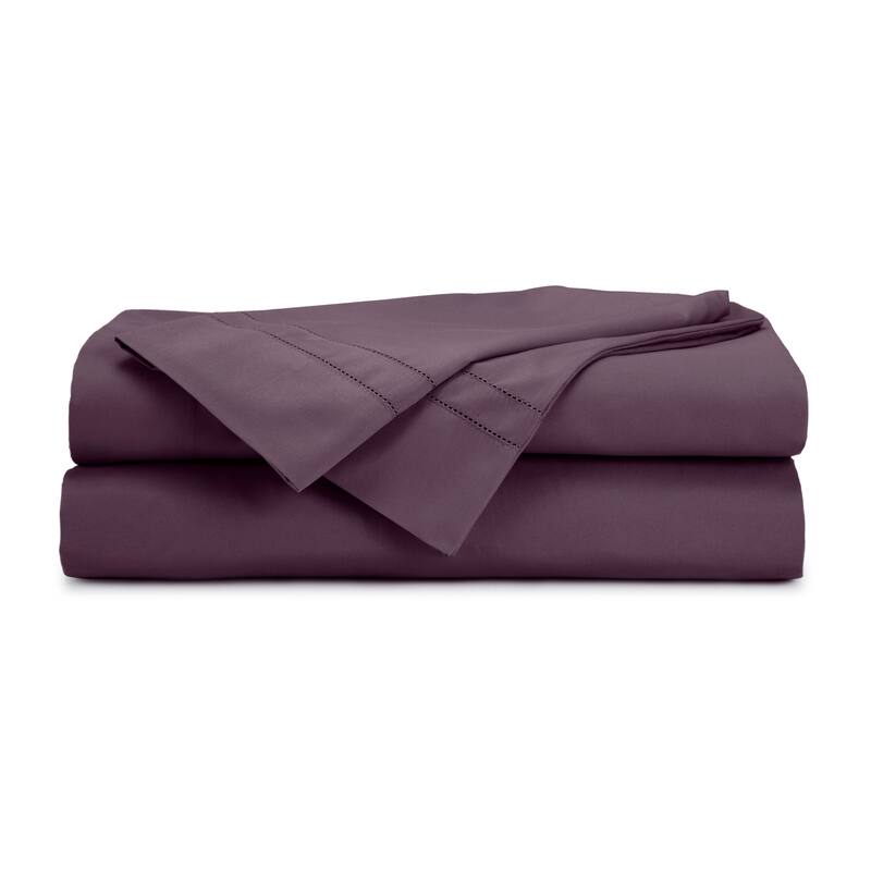 Porch & Den Eldora Ultra-Soft Microbrushed Hemstitched Bed Sheet Set