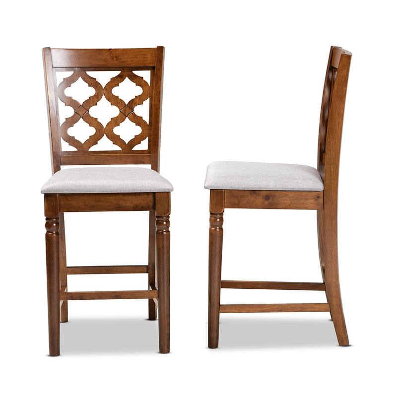 Ramiro Modern and Contemporary Transitional 2-PC Counter Stool Set