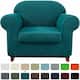 Subrtex Stretch Armchair Slipcover 2 Piece Spandex Furniture Protector - Teal