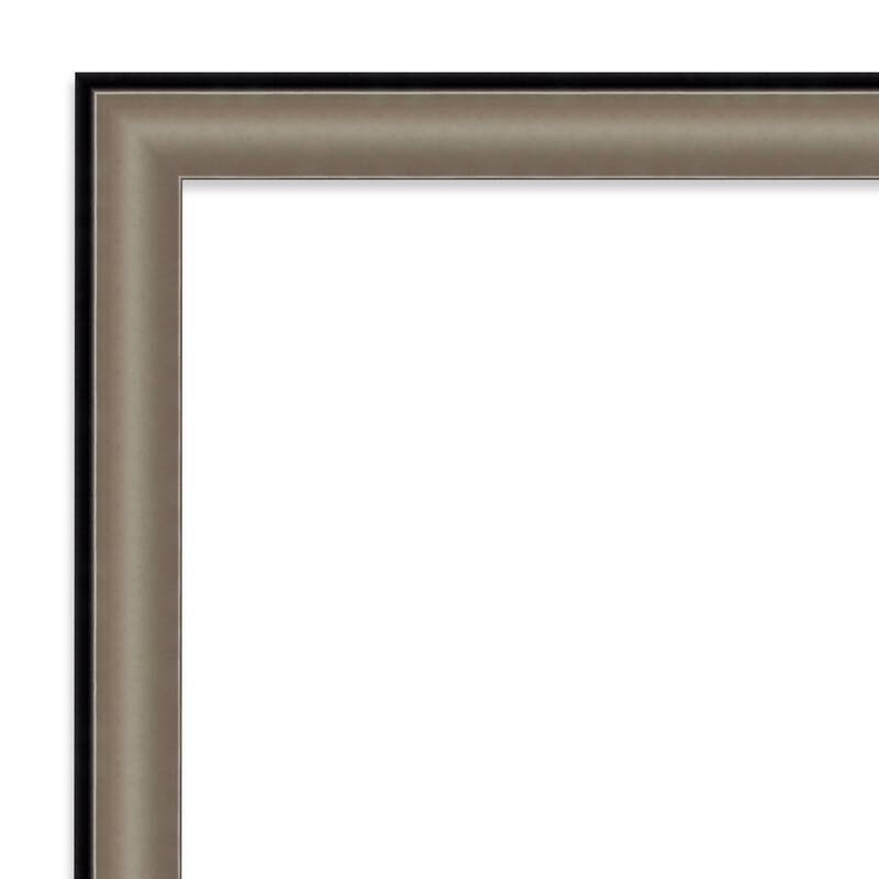 Non-Beveled Full Length On The Door Mirror - Imperial Frame - Outer Size: 19 x 53 in
