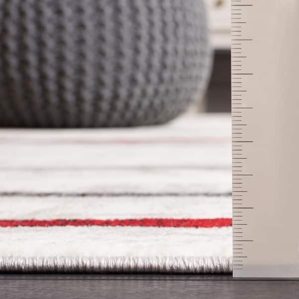 dimension image slide 1 of 2, SAFAVIEH Skyler Meshka Modern Abstract Rug