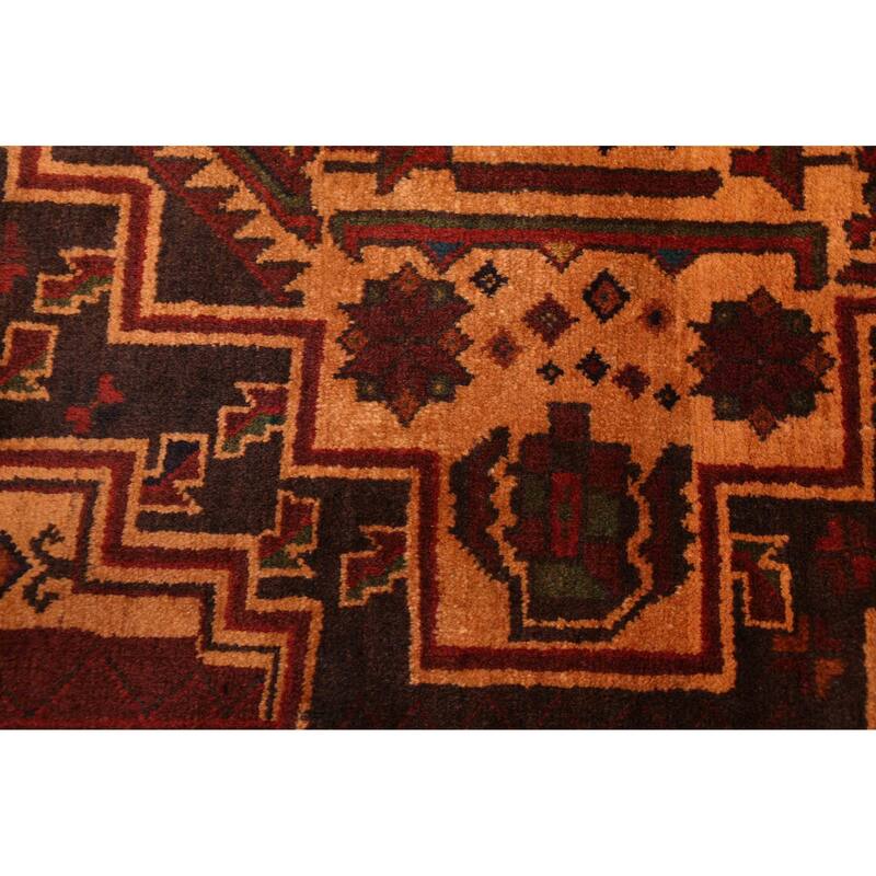 ECARPETGALLERY Hand-knotted Teimani Beige, Brown Wool Rug - 4'1 x 6'1