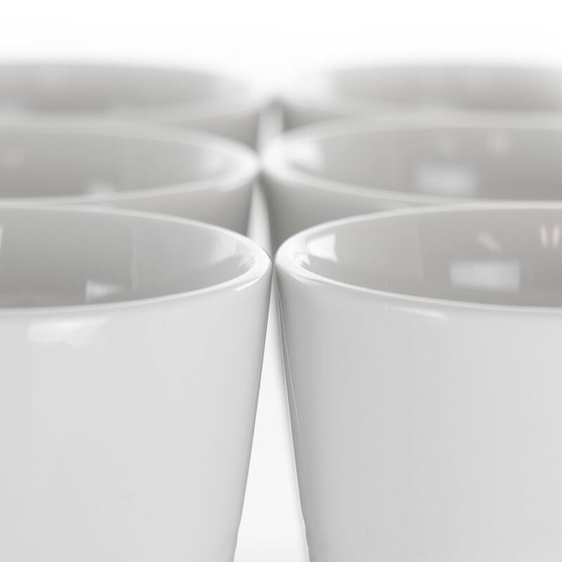 12 Ounce Mug 8 Piece Set in Porcelain