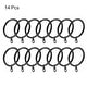 preview thumbnail 7 of 8, Curtain Rings, Metal Drapery Ring for Curtain Rods 14 Pcs