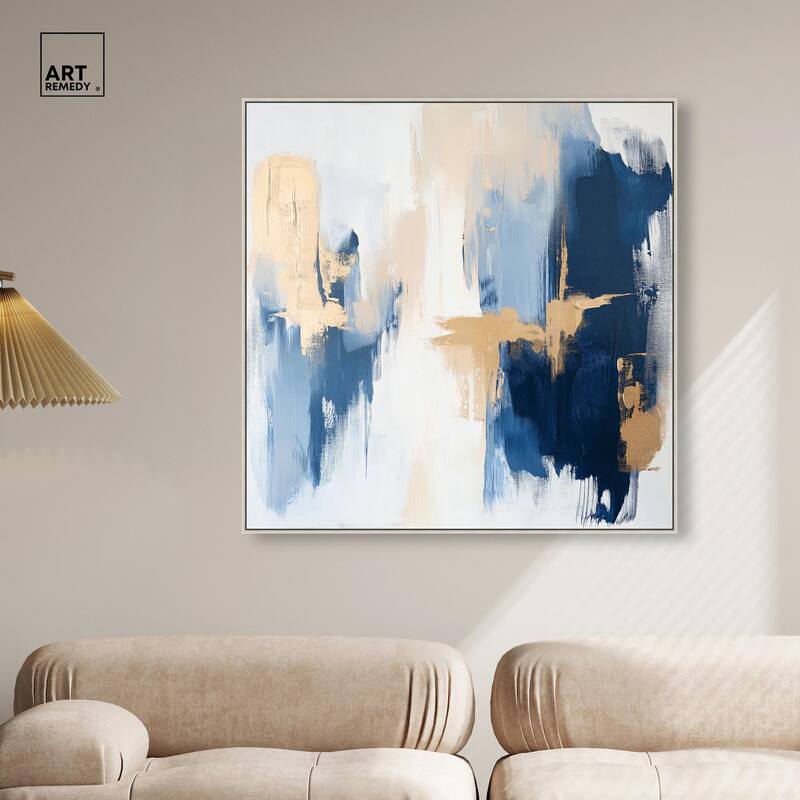 Tranquil Blue Depths II Canvas by Art Remedy